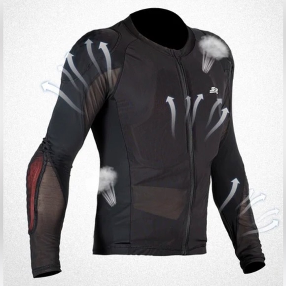 Motorcycle Air Flow Breathable Armor Jacket. Great condition. Unisex - Picture 2 of 14